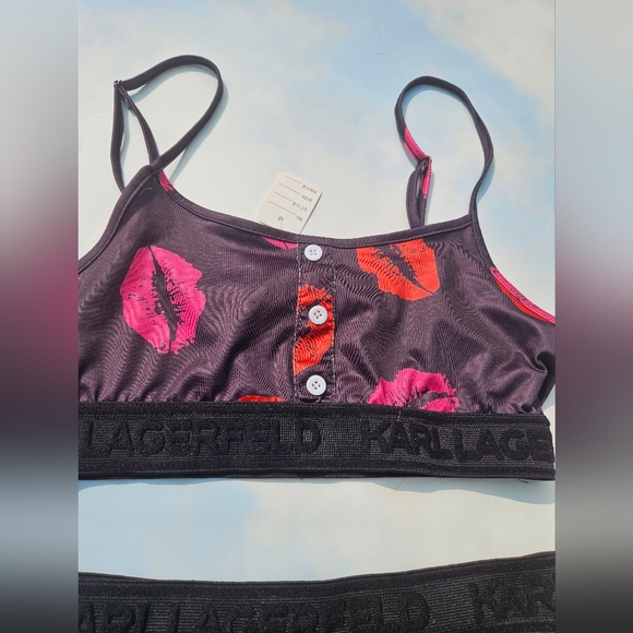 Karl Lagerfeld Lips Lingerie Set Valentine's Day Set Limited Edition Macys - Picture 5 of 14